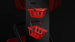 3D modeling shopping basket 🛒 what model next 3d blender 3dmodeling blendertutorial [upl. by Eatnwahs]