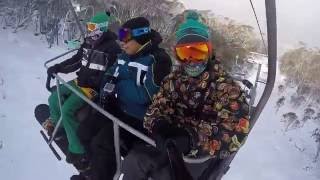 Snowboarding at High Noon Thredbo 2016 [upl. by Ahsitnauq]