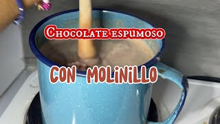 Chocolate espumoso con molinillo [upl. by Inail]