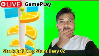 🔴LIVE Stack Ball Drop Stunt 📱 Mobile Game 🎮 Play Daey 02 [upl. by Loutitia151]