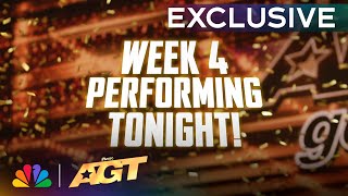 This Weeks Lineup  AGT Quarterfinals Week 4  AGT 2024 [upl. by Lehcim]