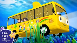 Wheels On The Bus Underwater  LittleBabyBum  Nursery Rhymes for Babies ABCs and 123s [upl. by Jemima553]