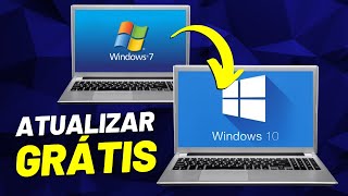 COMO ATUALIZAR O WINDOWS 7 PARA O WINDOWS 10 SEM FORMATAR PASSO A PASSO [upl. by Nonie]