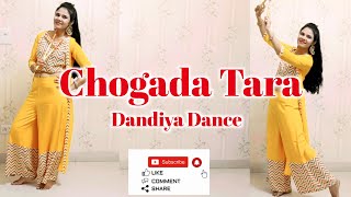 Chogada Tara Song  Dandiya Dance  Loveyatri  Garba Dance [upl. by Atinrehs609]