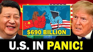 China BLOCKS 690 Billion of US Imports Putting the American Economy at RISK [upl. by Tsui54]