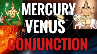 Mercury Venus Conjunction Mercury conjunct Venus Vedic Astrology [upl. by Tammy413]