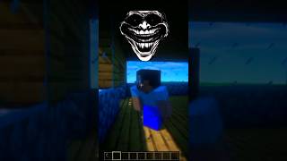 Wrong Place Herobrine🔥🥶  Troll Face Edit  shorts [upl. by Annad]