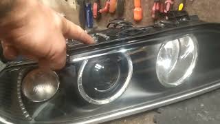 regeneracja lamp do BMW5 E39 tuning ringi motolampy 2 [upl. by Adest246]