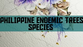 10 Philippine Endemic Trees Species 🇵🇭 [upl. by Anaoj]