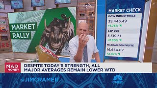 Jim Cramer talks todays market bounce [upl. by Noloc]