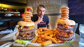 WIN 250 IF I CAN BEAT THIS MONSTER BURGER CHALLENGE RECORD  Joel Hansen [upl. by Tager]