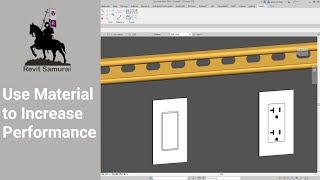 Revit  Using Materials in Families to Increase Performance [upl. by Ahsinat443]