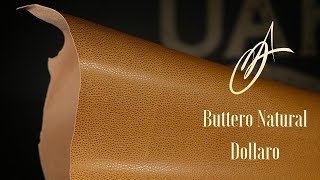 Conceria Walpier  Buttero Natural Dollaro 34oz [upl. by Kifar]