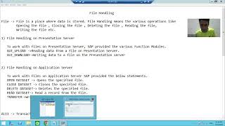 1  File Handling  Introduction [upl. by Attoynek]