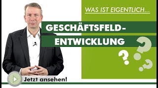 GESCHÃ„FTSFELDENTWICKLUNG  Was ist eigentlich [upl. by Nailluj]