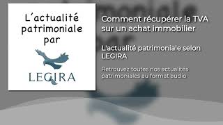 Comment récupérer la TVA sur un achat immobilier [upl. by Irtimd172]