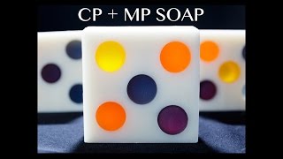 Cold Process and Melt amp Pour Soap Making  Combining CP amp MP [upl. by Wandie327]