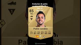 Evolution of pablo sarabia in fc 25 to fc27 Not real [upl. by Ribaudo713]