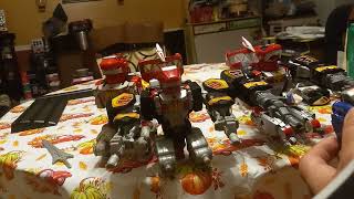 power rangers zord ascension project or zap dino megazord vs Legacy Dino Megazord review [upl. by Feilak]