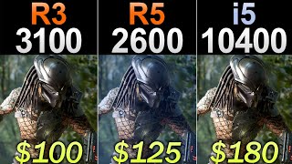 Ryzen 3 3100 Vs Ryzen 5 2600 Vs i510400  New Games Benchmarks [upl. by Orferd786]