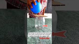 Electroscope working model  class8 lesson10 shorts [upl. by Chlo]