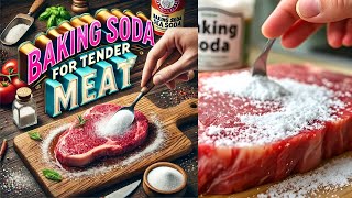 How to Tenderize Meat with Baking Soda  Simple Cooking Hack for Juicy Soft Meat  How to cook [upl. by Leacock635]