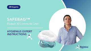 SAFEBAG Bedpan amp Commode Liner  Expert Instructions [upl. by Grassi]