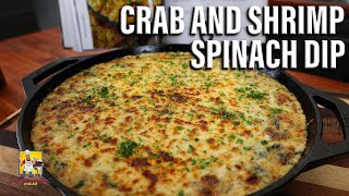 Crab and Shrimp Spinach Dip w Mr Make It Happen [upl. by Marybelle]