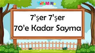 7şer 7şer 70e Kadar Ritmik Sayma  İleriye Doğru Sayma  Ritmik Sayılar  Mino Öğretiyor [upl. by Dave]