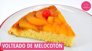 Éxtasis Frutal Receta del Volteado de Melocotón [upl. by Lattie]