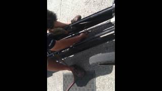 Drag car frame repair in the pits with gas welding torch [upl. by Nhguaval]