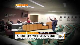 Fla School Board Shooters Wife Speaks Out [upl. by Ecinehs816]