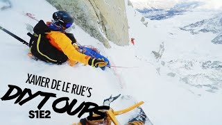 Insane Steep Line in Chamonix  Xavier De Le Rues DIY Tour S1E2 [upl. by Ardeth312]