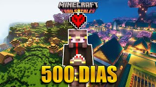 SOBREVIVI 500 DIAS en Minecraft HARDCORE 120 Película completa [upl. by Oicram124]