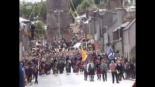 2015 Dufftown Massed Bands  1 approach [upl. by Farwell21]