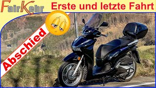 Honda SH 350i  die erste Fahrt in 2024 [upl. by Mars]