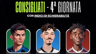 🕵️‍♂️ Consigliati di giornata 4° grazie Fantalab per le vostre formazioni da schierare fantacalcio [upl. by Dickey]