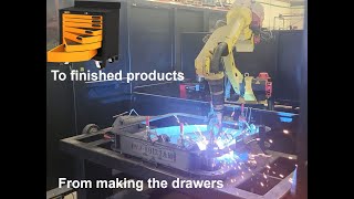 How the heavyduty steel Swivel storage solution drawers are made Best Workbench with Storage [upl. by Natfa]