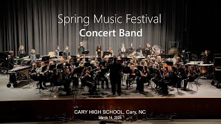 Cary HS Spring Music Festival – Cary Concert Band 3142024 [upl. by Corina544]