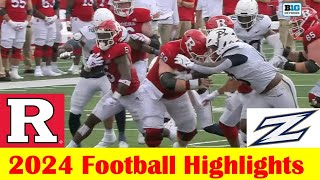 Akron vs Rutgers Football Game Highlights 9 7 2024 [upl. by Bernetta]