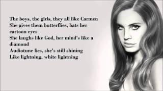 Lana Del Rey Carmen lyrics [upl. by Corvin]