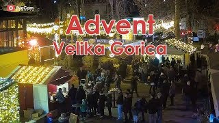 Velika Gorica  klizalište  Advent 20182019 [upl. by Esyli]