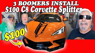 Budget C8 Corvette Mod That Will Blow Your Mind  100 Splitter  Product Link in Description [upl. by Quinn170]