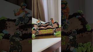 Dirt race bike cake [upl. by Nauqaj]