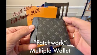 Unboxing the Louis Vuitton Virgil Abloh Patchwork Multiple Wallet [upl. by Eiruam]