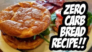 Zero Carb Bread Recipe CLOUD BREAD [upl. by Ettennod197]