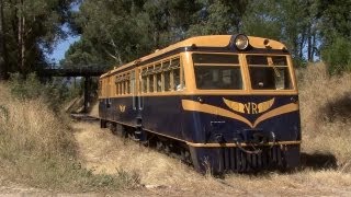 Walker Railmotor in the Yarra Valley Australian Trains [upl. by Kimberlee]