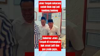 Gubernur Jawa Tengah di menangkan pasangan nomer 2 Ahmad Luthfi dan Gus yasinnews viralvideo [upl. by Annahs]