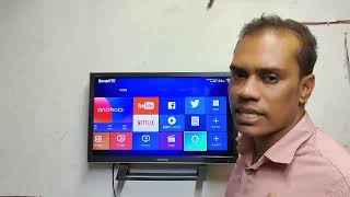 smart LED TV YouTube problem cannot connect right now try again open network setting [upl. by Hgielrac640]