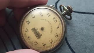 Antique pocket watch Gre Roskopf Patent under repair or spare parts Swiss madeCollectible watches [upl. by Marius669]